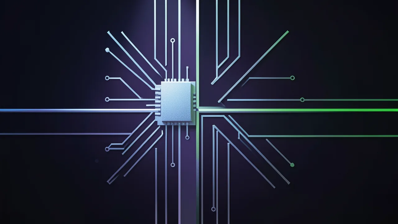 Illustration for: Micron and SK Hynix stocks fall as CXMT announces chip design progress